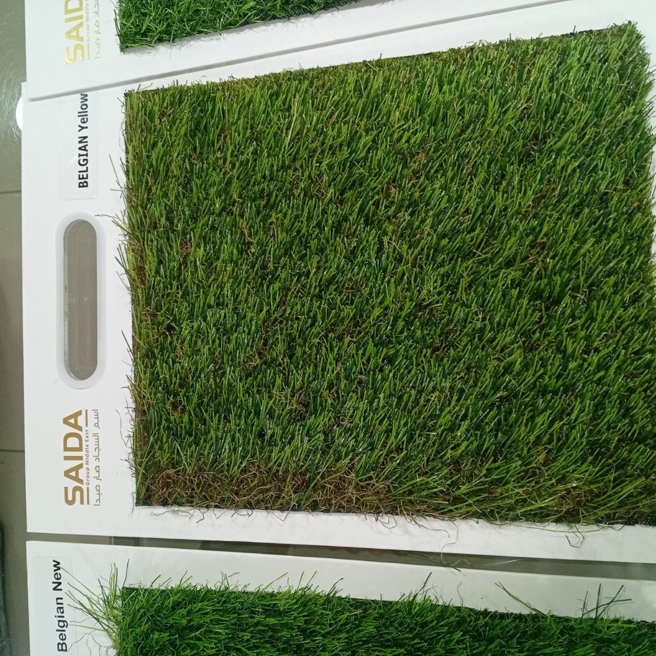 Belgian yellow grass